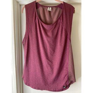 Flylow Men's Sleeveless Burgundy Mesh-Back Tank Top Size M